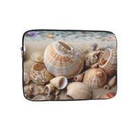 Seashells by The Seashore Laptop Sleeve Bag 17 Inch, Waterproof Shockproof Laptop Case Bag Computer Skin Bags Lightweight Tablet Carrying Case