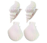 Seashells Towel Clips for Beach Chairs, 4Pcs Beach Towel Clips for Pool Chairs, Beach Chair Clips, Pool Towel Clips for Chairs Cruise