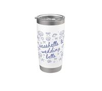 Seashells & Wedding Bells Coastal Bride Stainless Steel Insulated Tumbler