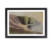 Seashore by Mikalojus Konstantinas Framed Print | A2 Black Framed Wall Art | Ready to Hang | Modern Nature Picture | Living Room Bedroom Lounge Office