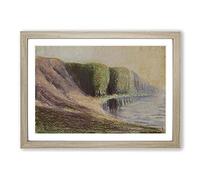 Seashore by Mikalojus Konstantinas Framed Print | A2 Oak Framed Wall Art | Ready to Hang | Modern Nature Picture | Living Room Bedroom Lounge Office