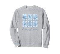 Seashore Summer Cute Blue Vintage Stamps Sweatshirt