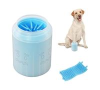 Seasickness Look Reusable Paw Cleaning Cup Soft Silicone Bristles Pets Feet Cleaning Kit for Small Medium Dogs and Cats