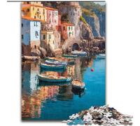 Seaside City View Adult Jigsaw Puzzles 1000 Pieces, Educational Games Home Decoration Unique Home Decor And Gifts (50x75cm)