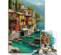 Seaside Cliff 1000 Piece Jigsaw Puzzles,Challenging To Complete But Fun And Humorous Birthday Present,Gifts,Wall Art 50x75cm