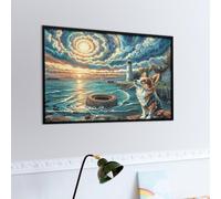 Seaside Corgi 1000 Piece Jigsaw Puzzle for Adults Wildlife Winter Evening Activity Cozy Relaxation Detailed Artwork Ideal Housewarming Gift 1000 PCS