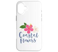 Seaside Flowers, Hibiscus Case for iPhone 16 Plus