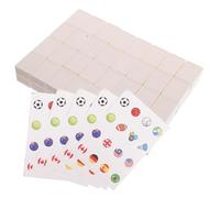 Seaside Game Blocks Mahjong Set with Tiles Featuring Sports Ball Patterns for Cognitive Development Indoor Outdoor Fun Family Gatherings and Social Entertainment