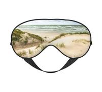 Seaside Grand Waves Tidal Sleep Eye Mask Comfortable Eyes Hade for Sleeping,Light Blocking Sleep Mask with Adjustable Strap