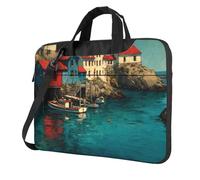 Seaside Haven Light Laptop Bag - 14 inch Shockproof Laptop handbag for Business Trips Work Office and University