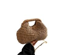 Seaside holiday shell bag ladies handbag straw chain messenger bag