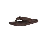 UGG® Seaside II Flip Flop for Men in Brown, Size 6, Leather/Suede/Polyester