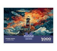 Seaside Lighthouse 1000 Piece Jigsaw Puzzle for All Ages - Eco-Friendly Recycled Paper, A Great Gift Idea And Home Decoration Project 70x50cm/1000pcs