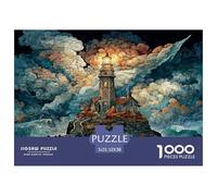 Seaside Lighthouse 1000 Piece Jigsaw Puzzle for Family - Fun Challenge for Adults & Kids, A Great Gift And Interactive Home Decor Project 52x38cm/1000pcs
