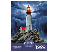 Seaside Lighthouse 1000 Pieces Jigsaw Puzzles for Adults Educational Games Birthday Gifts for Women And Man Art Colorful DIY Craft 38x26cm/1000pcs