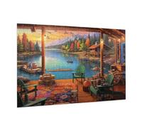 Seaside Piece Jigsaw Puzzle 3000 Jigsaw Puzzles for Adults Spend One's Holidays ImpossiblePuzzle Challenging High Difficulty Activity,Gift Box Packaging,Great Gift for Family Friends 81x122CM -420y