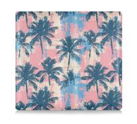Seaside Resort Coconut Grove Premium Leather Car Registration and Insurance Holder Wallet Accessories Case for any Car, Truck, Motorcycle, Trailer or Boat, Seaside resort coconut Grove, One Size