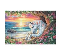 Seaside Rest Beneath Blossoms 1000 Piece Jigsaw Puzzle for Adults Teens Post Work Wind Down Mind Calming Whimsical Design for Friends 1000 PCS