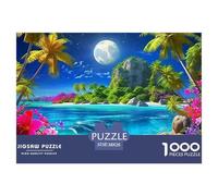 Seaside Scenery 1000 Piece Jigsaw Puzzle for Adults And Kids - Seaside View Includes Whimsies, Challenging, Family Activity, 'What Happens Next' 38x26cm/1000pcs
