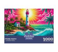 Seaside Scenery 1000 Piece Jigsaw Puzzle for Adults And Teens (12+) - Seaside View Unique, Challenging, DIY Wall Decor, 'What Happens Next' 38x26cm/1000pcs