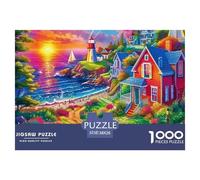 Seaside Scenery 1000 Piece Jigsaw Puzzle for Adults - Colourful, Challenging & Brainteasing Adult Jigsaws38x26cm/1000pcs
