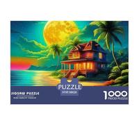 Seaside Scenery 1000 Piece Jigsaw Puzzle For Adults Family Challenge Toys Stress Relief Puzzle Exercise The Memory of The Brain For Adults Gifts 38x26cm/1000pcs