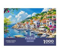 Seaside Scenery 1000 Piece Jigsaw Puzzle for Adults - Seaside View Unique, Challenging, Family Activity, Collectible, 'What Happens Next' 70x50cm/1000pcs