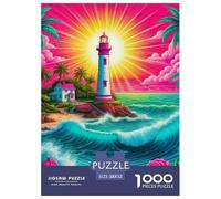 Seaside Scenery, 1000-piece Puzzle, Leisure And Mental Challenge in One, Perfect for Collectors Or Art Lovers, Suitable for Ages 10+, 52x38cm/1000pcs