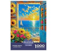 Seaside Scenery 1000 Pieces Jigsaw Puzzles For Adults Challenging Game Stress Relieving Entertainment Cultivate The Spirit of Teamwork for The Whole for Women, Gifts for Men 38x26cm/100