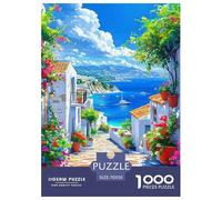 Seaside Scenery 1000 Pieces Painting Paper Jigsaw Puzzle - "What Happens Next" Educational Game for Adults & Kids | 70x50cm/1000pcs