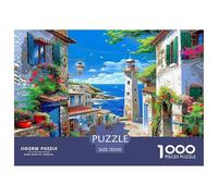 Seaside Scenery 1000pc Jigsaw Puzzle Ultra Difficult Stress Relief Puzzle Made in UK Missing Piece Guarantee 100% Recycled 70x50cm/1000pcs