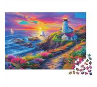 Seaside Scenery Jigsaw Puzzles 1000 Pieces of Premium Cardboard Jigsaws for Adults for Relaxing Activities for Adults And Mindfulness Activities 70x50cm/1000pcs