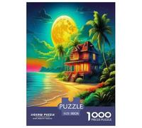 Seaside Scenery Jigsaw Puzzles for Adults Challenging Puzzle Games The Impossible Challenge 1000 Pieces Difficult Hard Jigsaw Puzzles for Man And Woman with Letters on Back 38x26cm/1000pcs