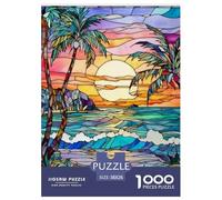 Seaside Scenery Puzzle 1000 Pieces for Adults Family Entertainment Hobby Landscape Durable Strong Fit 38x26cm/1000pcs