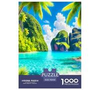 Seaside Scenery Puzzle 1000 Pieces for Adults Family Entertainment Hobby Landscape Durable Strong Fit 70x50cm/1000pcs
