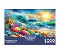 Seaside Scenery1000Piece JigsawPuzzleSeaside Scenery KidsforAdult Challenging LargePiecePuzzles Age12+byth Challenging The Impossible Difficult Game Uncover The Puzzle 38x26cm/1000pcs