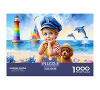 Seaside Secret Realm Jigsaw Puzzles for Adults Interesting Puzzle Game 1000 Pieces Educational Games for Adults Gifts 52x38cm/1000pcs