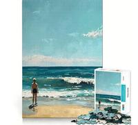 Seaside Serenity 1000 Piece Jigsaw Puzzles for Teenagers Memory Boost Home Leisure Image Assembly Lovely Gift (50x75cm)