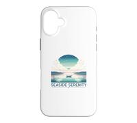 Seaside Serenity Casual Summer Vibes Beach Graphic Art Case for iPhone 16 Plus