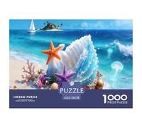 Seaside Shells Jigsaw Puzzles for Adults Interesting Puzzles 1000 Jigsaws Educational Games for Adults Gifts 52x38cm/1000pcs