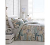 Portfolio Driftwood Quilt Duvet Cover Reversible Bed Set, Multi, Double