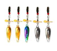 SEASKY Flies Fishing Lures Kit Trout Jigs Swimbaits Bionic Fly Fishing Bait Dry Flies Fly Fishing Lures Fish Attractant Fly Fishing Hook for Saltwater Freshwater Bass Panfish