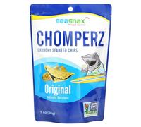 SeaSnax, Chomperz, Crunchy Seaweed Chips, Original, 1 oz (30 g)