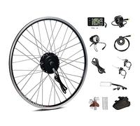 Season 26" E-Bike Conversion Kit 36V 250W, Black Front Motor for Electric Bicycle Front Wheel with LCD Display