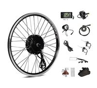 Season 36V250W 20 Inch Front Wheel Motor E-Bike Conversion Kit Black for Electric Bicycle with LCD Display