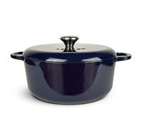 Season Cast Iron Casserole Dish With Lid, Sage - 28cm / 6.1L - Solid Cast Iron Pot For Bread Making, Stews, Roasts And Gentle Oven Cooking - Bringing Steady Heat To Everyday Home Cooking