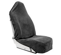 Season Guard Antimicrobial Machine Washable Waterproof Towel Auto Seat Cover with Pocket; 3 Strap Mount System + Non-Slip Grip for Active Lifestyle, Yoga, Workout, Swimming for Car Truck SUV, 1pc