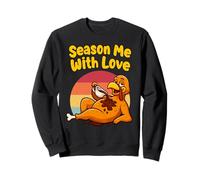 Season Me With Love Turkey Thanksgiving Funny Humor Holiday Sweatshirt