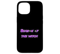 Season of the Witch Witch Halloween Saying Design Case for iPhone 15