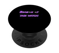 Season of the Witch Witch Halloween Saying Design PopSockets Adhesive PopGrip